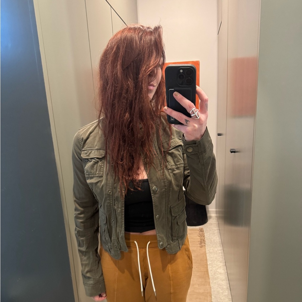Vintage, cropped Abercrombie jacket - S